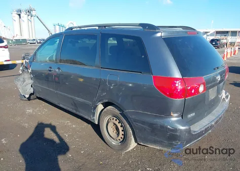2007 Toyota Sienna Le из США, поврежденный, VIN 5TDZK23C47S049745